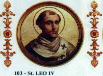 Papa Leone IV e la costruzione delle mura leonine